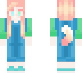 dog girl with overalls