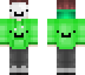 dream with green headphones and hoodie