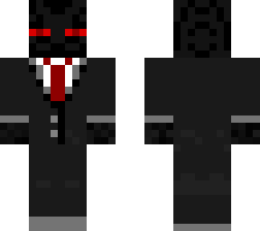 enderman in a suit (red eyes)