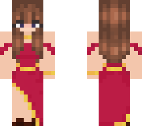 fancy red dress