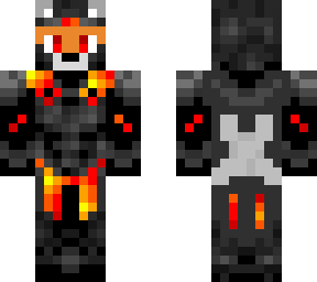 Fire fox | Minecraft Skin
