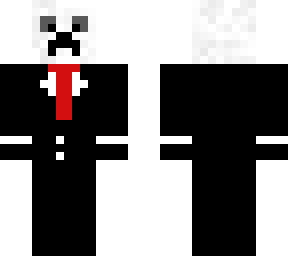 ghost creeper in a suit