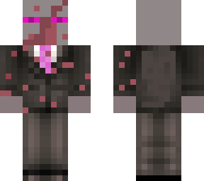 ghost enderman in a suit