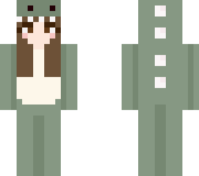 green dino onesie matching set :]