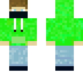 green hoodie guy whit mask