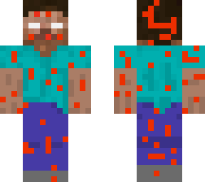 herobrine covered in blood