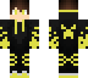 Lightning gamer boy | Minecraft Skin
