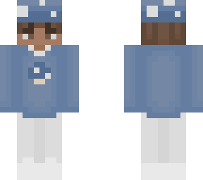 matching skin blue
