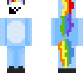 me in a unicorn suit