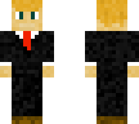 orange tommy in a suit