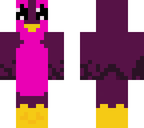 penguin in purple