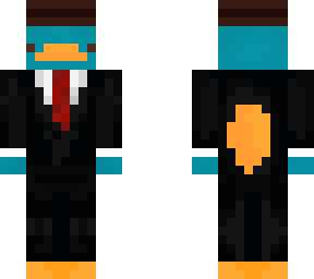 perry in a suit