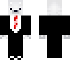 polar bear in tuxedo