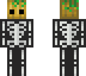 pumpkin-headed skeleton