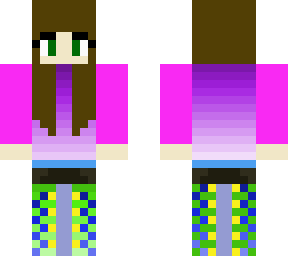 rainbow girl