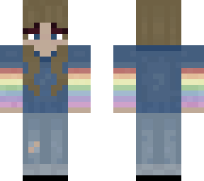 rainbow girl