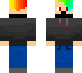 rainbow hair gamer