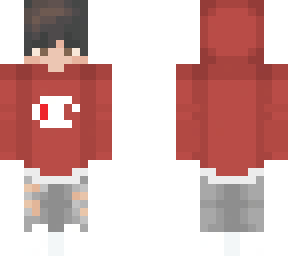 red champion hoodie