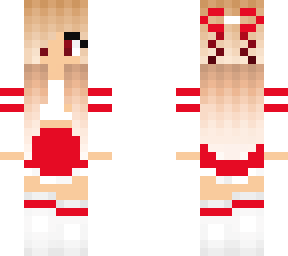 red cheerleader