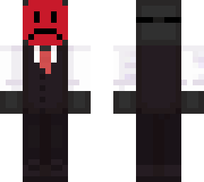 red sad man