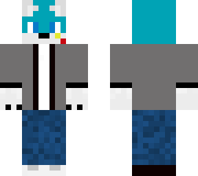 shiroi riku (blue wolf )