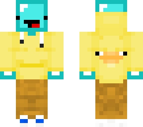 skeppy in a duck sweatshirt
