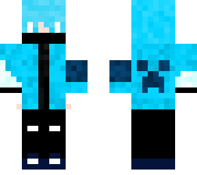 snow ninja with snow fire hand