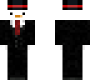 tuxedo snowman