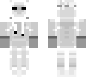 white sweatshirt with mask