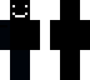black and white smiley