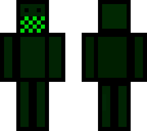 black out line and green inside