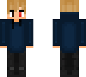 blond boy red eye