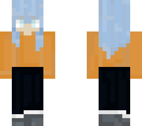 blue haired girl