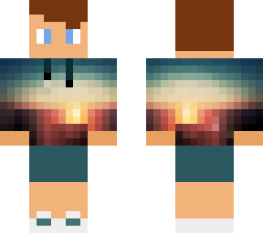 boy with sunset top