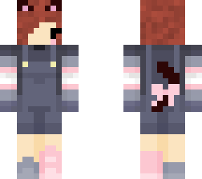 brown hair cat demigirl outfit