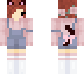 brown hair cat demigirl outfit