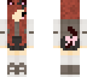 brown hair cat girl outfit