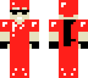 cool red armor skin