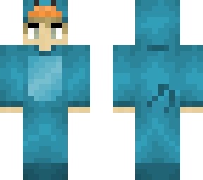 cyan duck onesie