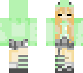 ginger with frog outfit