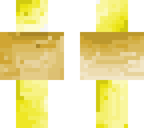gold slime with a orange jacket