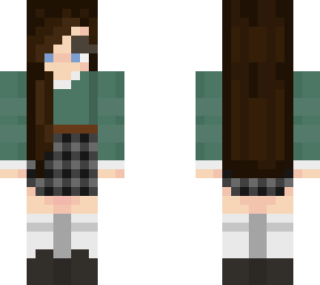 green sweater