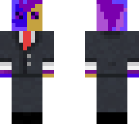 half man half galaxy slime in a suit