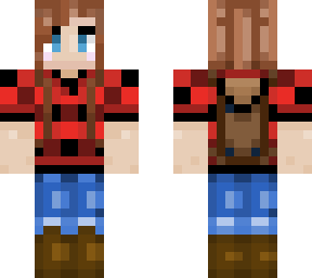 lumberjack wood cutting character