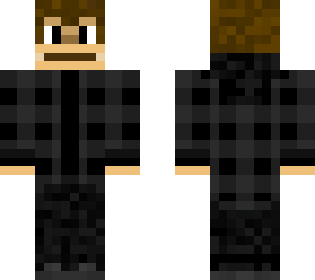 monkey in a black flannel