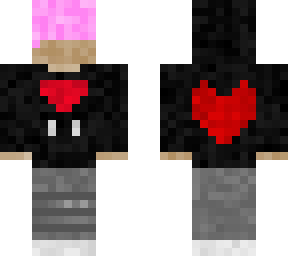pink hair darkie hoodie