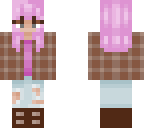 pink haired girl