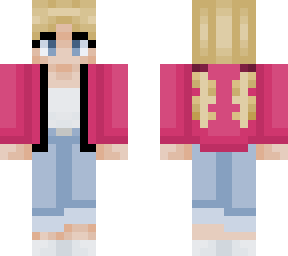 pink jacket