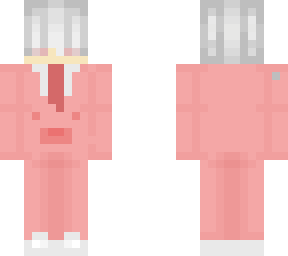 pink whtie hair sweaty skin
