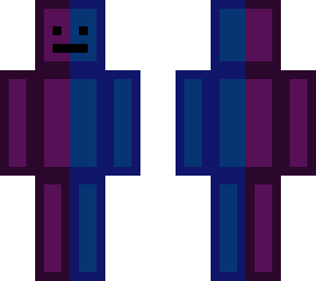 purple and blue cube